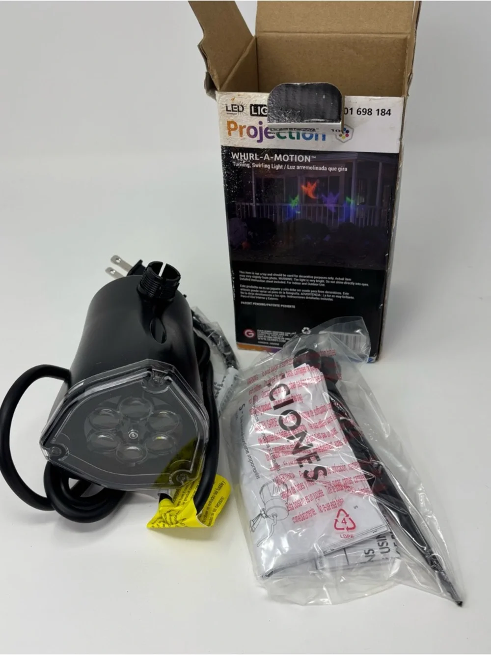 New Gemmy‎ LightShow LED Projection Ghosts Whirl-a-Motion & Strobe Up to 15ft